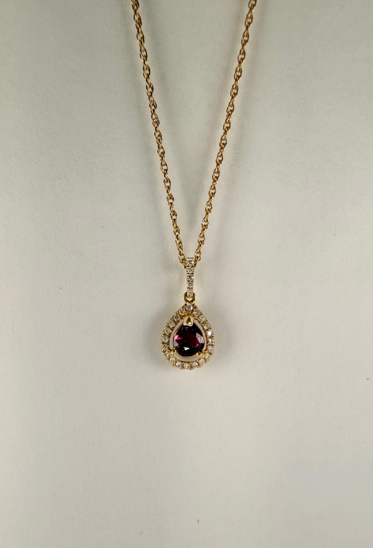 Ruby and Diamond Pendant