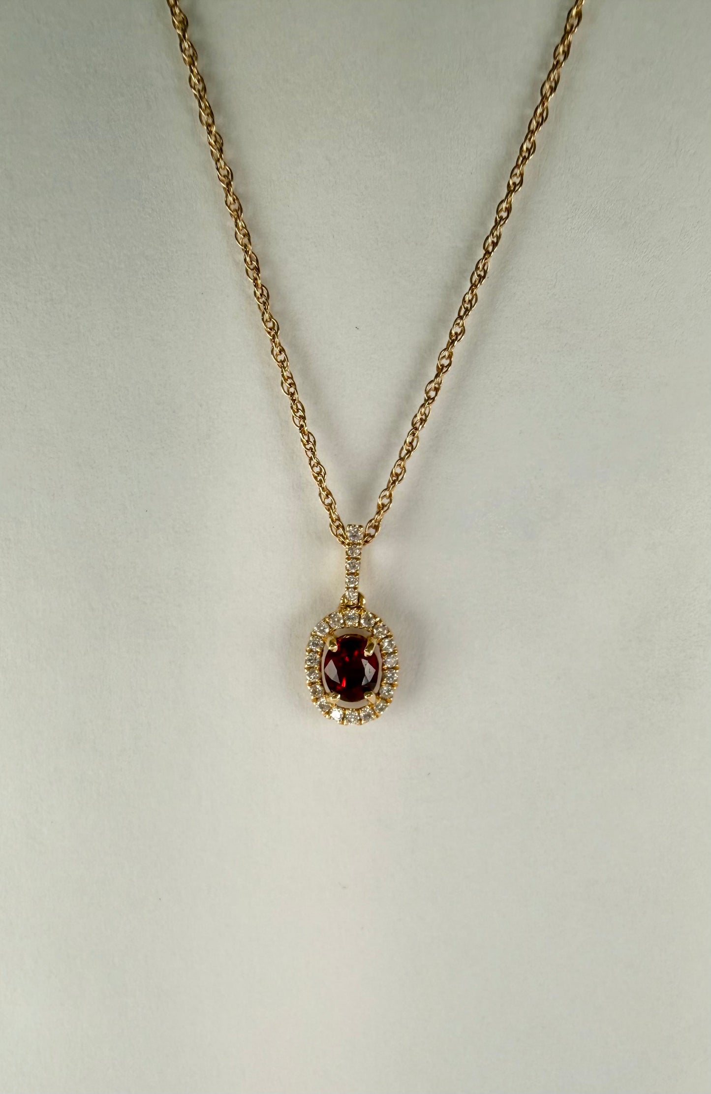 Ruby and Diamond Pendant