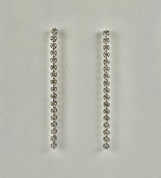 Diamond Drop Earrings