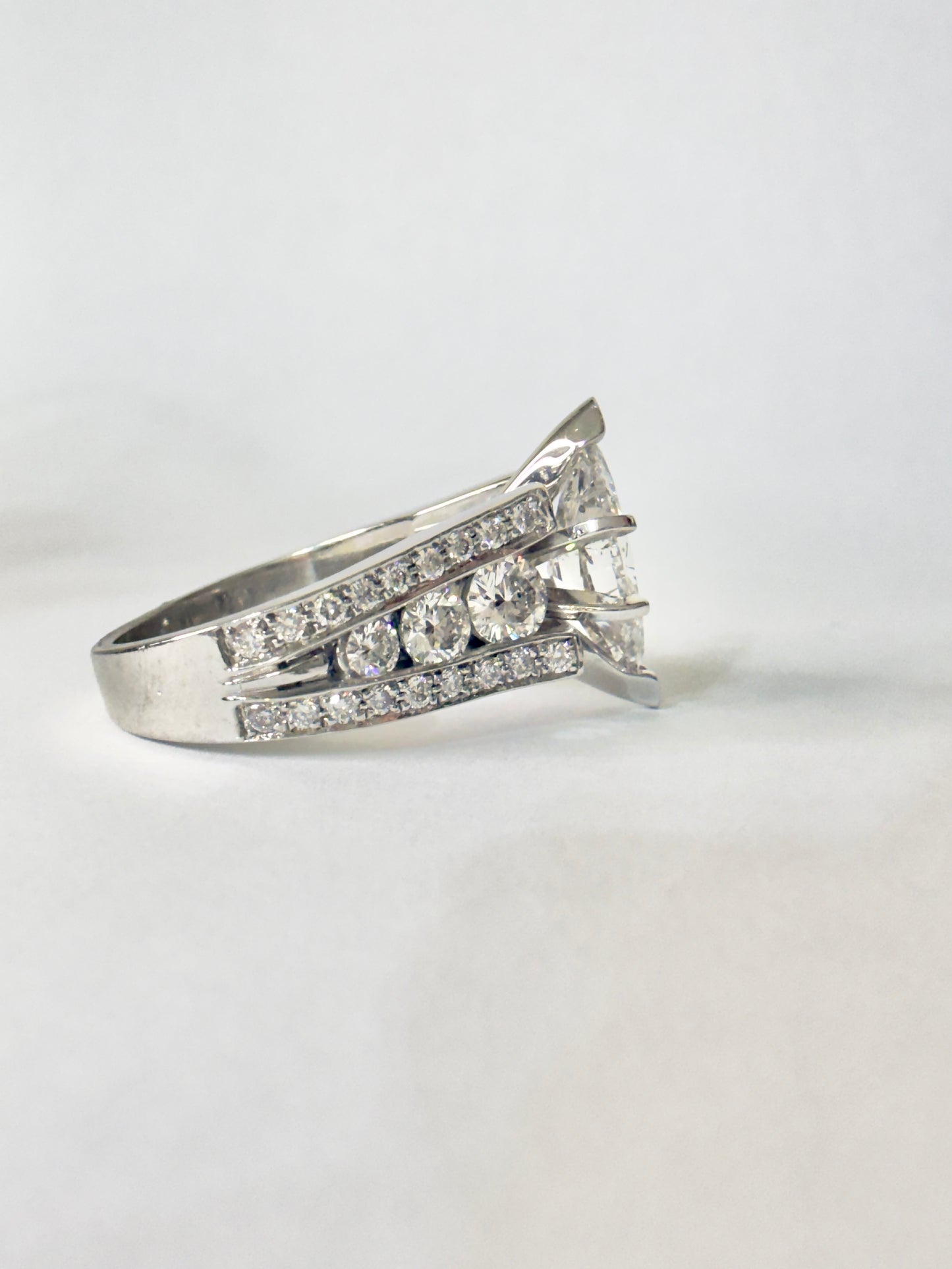 Marquise cut Diamond Engagement Ring