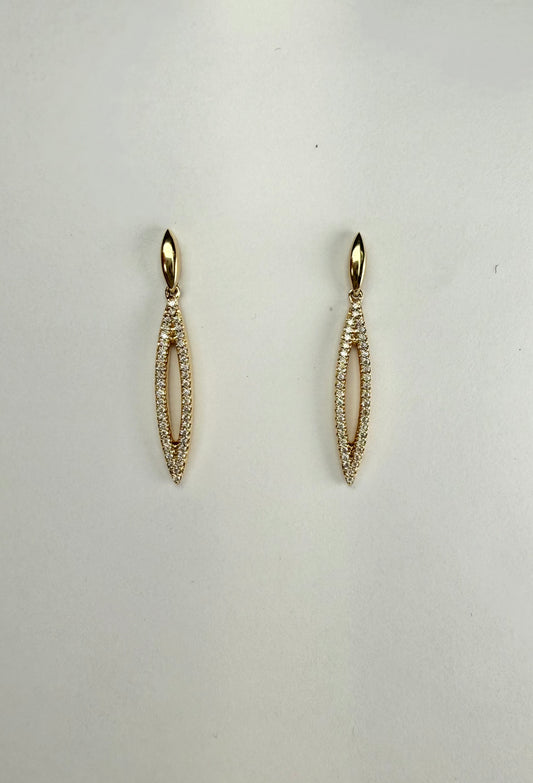 Diamond Drop Earrings