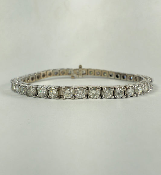 Round Brilliant Diamond Tennis Bracelet