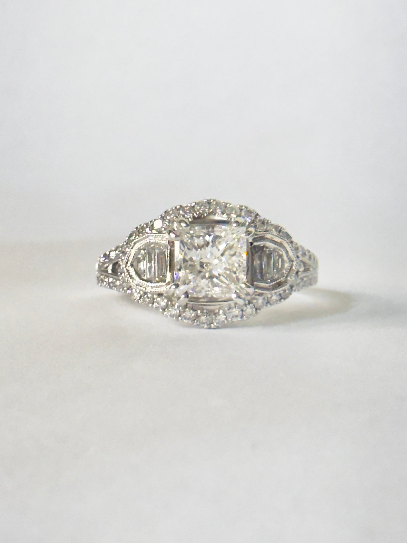 Princess Cut Diamond Wedding Ring