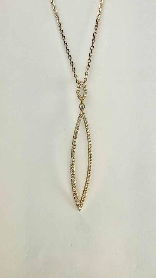 Diamond Drop Necklace
